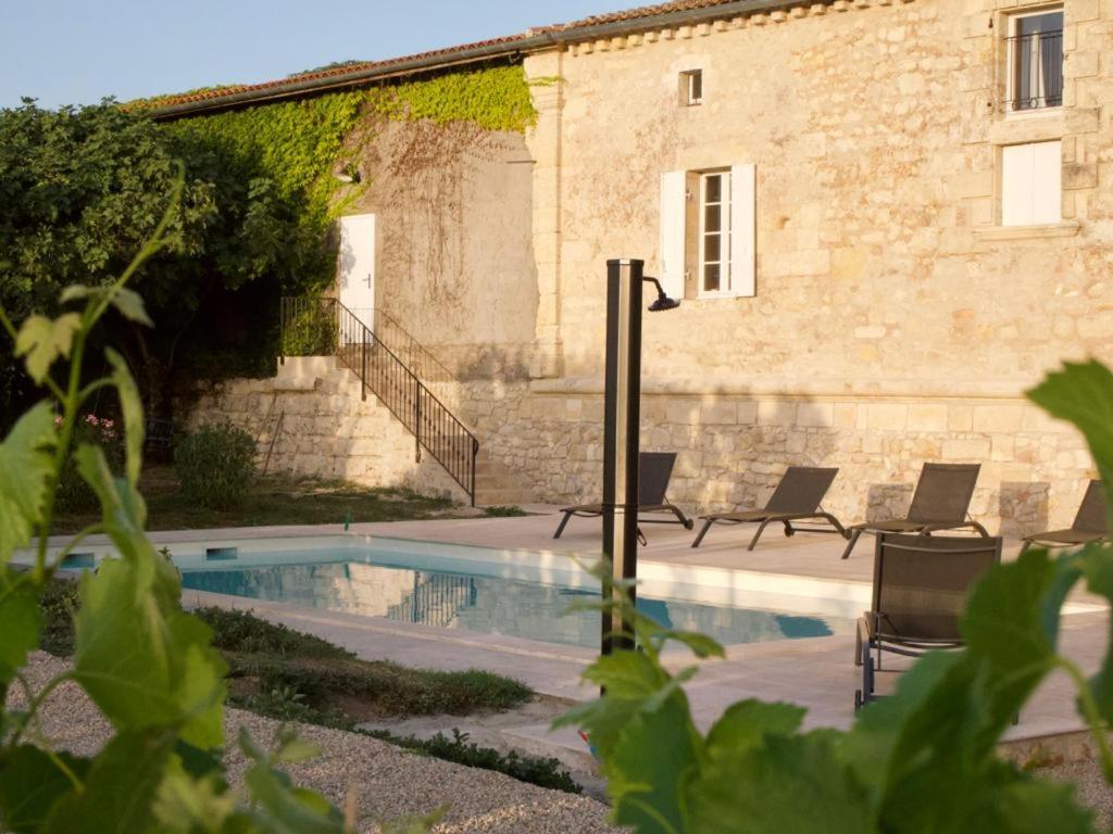Gîte avec piscine, Château de Lescours, St-Émilion Saint-Sulpice-de-Faleyrens Extérieur photo